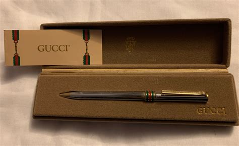 gucci ballpoint pen|Gucci Pen with Double G case.